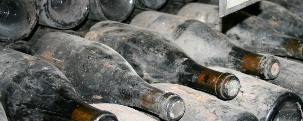 old cider bottles